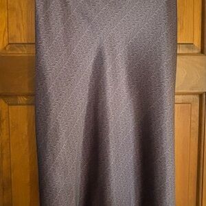 Brooks Brother’s Elegant Lavender Silk Herringbone Skirt NWT